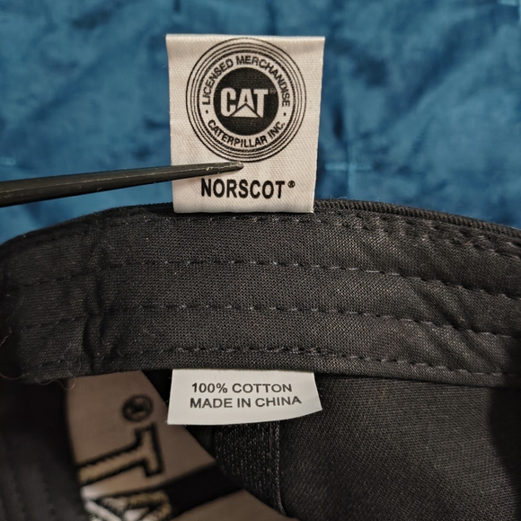 Caterpillar Logo Caps in Red, Black, and Olive - Picture 13 of 16